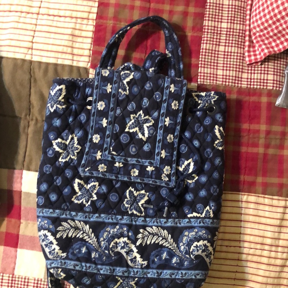 Vera Bradley quilted backpack